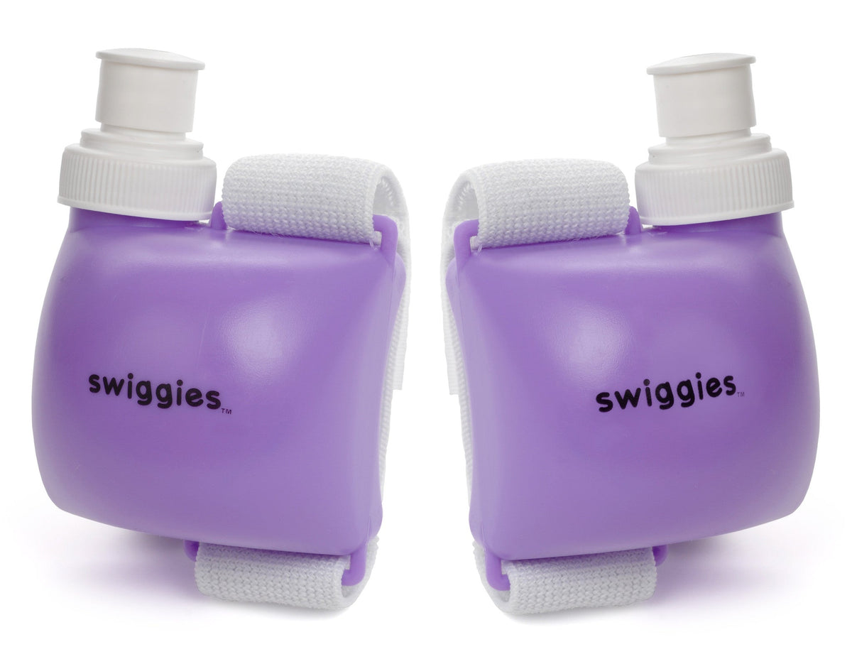 Swiggies Purple wrist water bottle